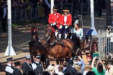 during Trooping the Colour {iptcyear4}, The Queen's Birthday Parade at Horse Guards Parade, Westminster, London, 9 June 2018, 10:48.