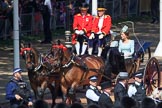 during Trooping the Colour {iptcyear4}, The Queen's Birthday Parade at Horse Guards Parade, Westminster, London, 9 June 2018, 10:48.