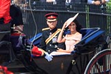 during Trooping the Colour {iptcyear4}, The Queen's Birthday Parade at Horse Guards Parade, Westminster, London, 9 June 2018, 10:49.