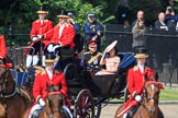 during Trooping the Colour {iptcyear4}, The Queen's Birthday Parade at Horse Guards Parade, Westminster, London, 9 June 2018, 10:49.