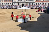 during Trooping the Colour {iptcyear4}, The Queen's Birthday Parade at Horse Guards Parade, Westminster, London, 9 June 2018, 10:52.