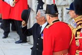 during Trooping the Colour {iptcyear4}, The Queen's Birthday Parade at Horse Guards Parade, Westminster, London, 9 June 2018, 10:52.
