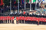during Trooping the Colour {iptcyear4}, The Queen's Birthday Parade at Horse Guards Parade, Westminster, London, 9 June 2018, 10:54.