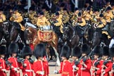 during Trooping the Colour {iptcyear4}, The Queen's Birthday Parade at Horse Guards Parade, Westminster, London, 9 June 2018, 10:55.