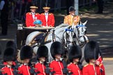 during Trooping the Colour {iptcyear4}, The Queen's Birthday Parade at Horse Guards Parade, Westminster, London, 9 June 2018, 10:58.