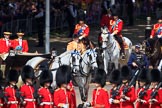 during Trooping the Colour {iptcyear4}, The Queen's Birthday Parade at Horse Guards Parade, Westminster, London, 9 June 2018, 10:58.