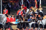 during Trooping the Colour {iptcyear4}, The Queen's Birthday Parade at Horse Guards Parade, Westminster, London, 9 June 2018, 10:58.