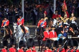 during Trooping the Colour {iptcyear4}, The Queen's Birthday Parade at Horse Guards Parade, Westminster, London, 9 June 2018, 10:58.