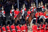 during Trooping the Colour {iptcyear4}, The Queen's Birthday Parade at Horse Guards Parade, Westminster, London, 9 June 2018, 10:59.
