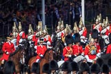during Trooping the Colour {iptcyear4}, The Queen's Birthday Parade at Horse Guards Parade, Westminster, London, 9 June 2018, 10:59.