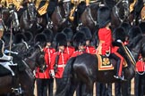 during Trooping the Colour {iptcyear4}, The Queen's Birthday Parade at Horse Guards Parade, Westminster, London, 9 June 2018, 11:01.