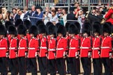 during Trooping the Colour {iptcyear4}, The Queen's Birthday Parade at Horse Guards Parade, Westminster, London, 9 June 2018, 11:03.