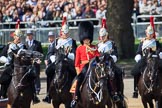during Trooping the Colour {iptcyear4}, The Queen's Birthday Parade at Horse Guards Parade, Westminster, London, 9 June 2018, 11:03.
