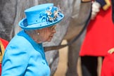 during Trooping the Colour {iptcyear4}, The Queen's Birthday Parade at Horse Guards Parade, Westminster, London, 9 June 2018, 11:06.