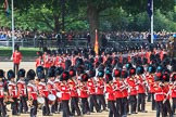 during Trooping the Colour {iptcyear4}, The Queen's Birthday Parade at Horse Guards Parade, Westminster, London, 9 June 2018, 11:33.