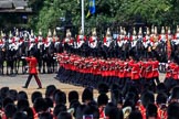 during Trooping the Colour {iptcyear4}, The Queen's Birthday Parade at Horse Guards Parade, Westminster, London, 9 June 2018, 11:44.