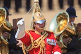 during Trooping the Colour {iptcyear4}, The Queen's Birthday Parade at Horse Guards Parade, Westminster, London, 9 June 2018, 11:56.