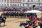 during Trooping the Colour {iptcyear4}, The Queen's Birthday Parade at Horse Guards Parade, Westminster, London, 9 June 2018, 11:59.