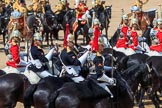during Trooping the Colour {iptcyear4}, The Queen's Birthday Parade at Horse Guards Parade, Westminster, London, 9 June 2018, 12:00.