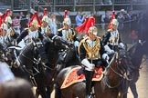 during Trooping the Colour {iptcyear4}, The Queen's Birthday Parade at Horse Guards Parade, Westminster, London, 9 June 2018, 12:02.