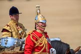 during Trooping the Colour {iptcyear4}, The Queen's Birthday Parade at Horse Guards Parade, Westminster, London, 9 June 2018, 12:04.