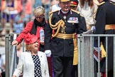 during Trooping the Colour {iptcyear4}, The Queen's Birthday Parade at Horse Guards Parade, Westminster, London, 9 June 2018, 12:21.