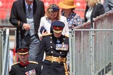 during Trooping the Colour {iptcyear4}, The Queen's Birthday Parade at Horse Guards Parade, Westminster, London, 9 June 2018, 12:27.