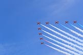 during Trooping the Colour {iptcyear4}, The Queen's Birthday Parade at Horse Guards Parade, Westminster, London, 9 June 2018, 13:02.