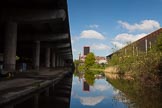 BCN Marathon Challenge 2013: The BCN Old Main Line between Summit Tunnel and Spon Lane Junction. The M5 motorway is partially built over the canal. In the background Holy Trinity Church, West Bromwich..
Birmingham Canal Navigation,


United Kingdom,
on 25 May 2013 at 09:41, image #114