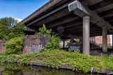 BCN Marathon Challenge 2013: Summit Foundry (?) on the other side of the M5 motorway at the BCN Old Main Line between Summit Tunnel and Spon Lane Junction. A derelict railway bridge can be seen under the motorway..
Birmingham Canal Navigation,


United Kingdom,
on 25 May 2013 at 09:44, image #118