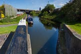 BCN Marathon Challenge 2013: The Titford canal - "Felonious Mongoose" arriving at Oldbury Bottom Lock. The basin once served Midland Tar Distiller Springfield works and was the main loading point for the Thomas Clayton "gas" boats..
Birmingham Canal Navigation,


United Kingdom,
on 25 May 2013 at 10:23, image #142