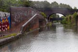 BCN Marathon Challenge 2014: Factory bridge once serving ??? on the Grand Union Canal near Digbeth Junction and the FMC warehouse.
Birmingham Canal Navigation,


United Kingdom,
on 23 May 2014 at 16:39, image #62