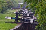 BCN Marathon Challenge 2014: Looking up the Perry Bar Locks on the Tame Valley Canal from the pond between locks 6 and 7.
Birmingham Canal Navigation,


United Kingdom,
on 24 May 2014 at 13:30, image #118