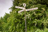 BCN Marathon Challenge 2014: Rushall Junction signpost on the Tame Valley Canal. The three possible directions are "Salford Junction 8 1/2 miles, 13 locks", "Catshill Junction 8 miles 9 locks", and "Tame Valley Junction 3 1/2 miles".
Birmingham Canal Navigation,


United Kingdom,
on 24 May 2014 at 14:56, image #136