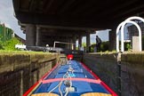 BCN Marathon Challenge 2014: Felonious Mongoose in Spon Lane Top Lock at Spn Lane Junction with the Old Main Line, below the busy M5 motorway.
Birmingham Canal Navigation,


United Kingdom,
on 24 May 2014 at 18:01, image #171