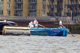 TOW River Thames Barge Driving Race 2014.
River Thames between Greenwich and Westminster,
London,

United Kingdom,
on 28 June 2014 at 12:43, image #126