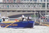 TOW River Thames Barge Driving Race 2014.
River Thames between Greenwich and Westminster,
London,

United Kingdom,
on 28 June 2014 at 14:29, image #413