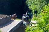 : Sue Day, canal horse Bilbo, and historic butty Maria approaching Marple Aqueduct on the Lower Peak Forest Canal.




on 03 July 2015 at 15:11, image #25