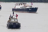 Thames Diamond Jubilee Pageant: FORCES-Combat Support Boat (H59) and Lindsey 2III (H64)..
River Thames seen from Battersea Bridge,
London,

United Kingdom,
on 03 June 2012 at 15:21, image #332