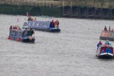 Thames Diamond Jubilee Pageant: NARROW BOATS-Indigo Dream (R72)..
River Thames seen from Battersea Bridge,
London,

United Kingdom,
on 03 June 2012 at 15:51, image #442