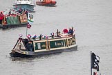 Thames Diamond Jubilee Pageant: NARROW BOATS-Lord Toulouse (Worcestershire) (H95)..
River Thames seen from Battersea Bridge,
London,

United Kingdom,
on 03 June 2012 at 15:57, image #473