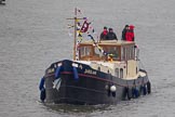 Thames Diamond Jubilee Pageant: BARGES-Jabulani (R118)..
River Thames seen from Battersea Bridge,
London,

United Kingdom,
on 03 June 2012 at 16:03, image #505