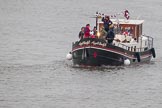 Thames Diamond Jubilee Pageant: BARGES-Angell Hardy II (R121)..
River Thames seen from Battersea Bridge,
London,

United Kingdom,
on 03 June 2012 at 16:03, image #506