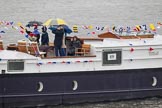 Thames Diamond Jubilee Pageant: BARGES-Noelle (R119)..
River Thames seen from Battersea Bridge,
London,

United Kingdom,
on 03 June 2012 at 16:03, image #507