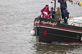 Thames Diamond Jubilee Pageant: BARGES-Angell Hardy II (R121)..
River Thames seen from Battersea Bridge,
London,

United Kingdom,
on 03 June 2012 at 16:04, image #512