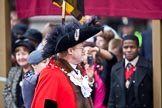 The Lord Mayor's Show 2011: Close-up of the new Lord Mayor, David Wootton, on arrival at Mansion House..
Opposite Mansion House, City of London,
London,
-,
United Kingdom,
on 12 November 2011 at 11:02, image #67