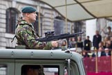 The Lord Mayor's Show 2011: F and G Companies 7 Rifles. From 7th Battalion Rifles, F Company from Mayfair, and G Company from West Ham..
Opposite Mansion House, City of London,
London,
-,
United Kingdom,
on 12 November 2011 at 11:28, image #303