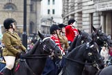 The Lord Mayor's Show 2011: FANY (Princess Royal's Volunteer Corps, http://www.fany.org.uk/): The ladies in front and in the middle are dressed in original 1907 uniforms, the two others in the current service dress. The FANY giving the salute in the background  is the Commanding Officer, Commandant Kim McCutcheon ..
Opposite Mansion House, City of London,
London,
-,
United Kingdom,
on 12 November 2011 at 11:39, image #394