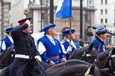 The Lord Mayor's Show 2011: The Guilds of Zurich. The riders of the Guilds have been prepared for the event, in a three day training, by the Household Cavalry. On the left the Riding Master, Captain Marc Avison..
Opposite Mansion House, City of London,
London,
-,
United Kingdom,
on 12 November 2011 at 11:39, image #395