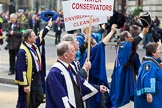 The Lord Mayor's Show 2011: Modern Livery Companies, here the Water Conservators and the Environmental Cleaners..
Opposite Mansion House, City of London,
London,
-,
United Kingdom,
on 12 November 2011 at 11:44, image #465